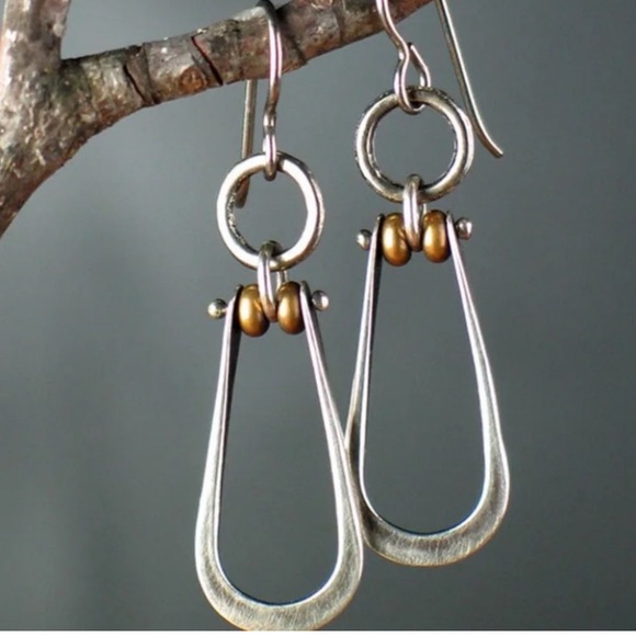 Sundance Jewelry - 9.25 Sterling Siver Handcrafted Earrings 2”
